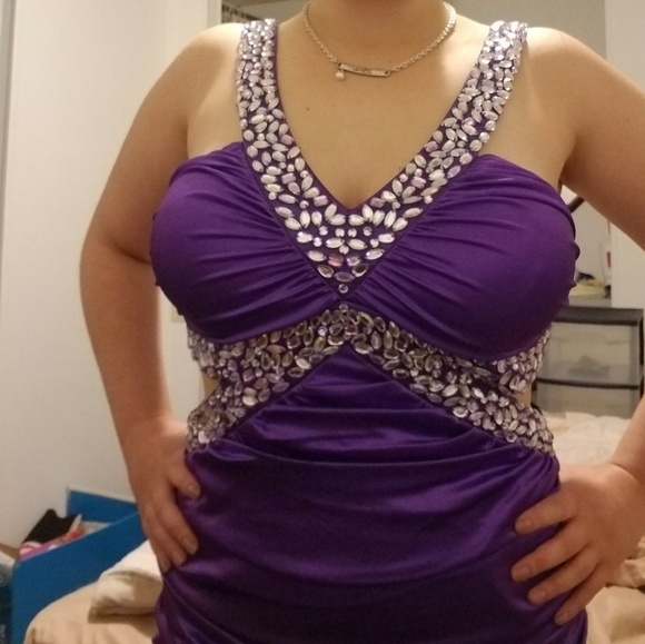 amethyst purple dress